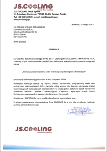 Referencje JS Cooling